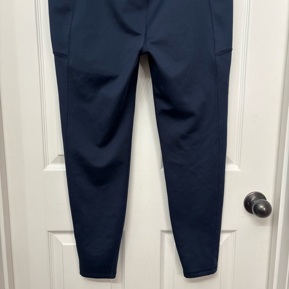 Navy Fleece-Lined Leggings | Spyder Active XL - Picture 10 of 11